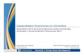 Capacidades financieras en Colombia - Banco de la ... · Desarrollar y probar un conjunto de preguntas que nos permitirá medir los conceptos identificados y probar la redacción