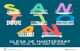 OLESA DE MONTSERRAT · 2020-06-19 · de la Cobla Vila d’Olesa estan molt il·lusionats per oferir una audició de sardanes amb les cançons més boniques del seu repertori, un