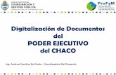 Digitalización de Documentos del PODER …ipap.chaco.gov.ar/documentos/certificados/presentaciones...Sistema de Digitalización y Gestión Documental. Equipamiento Informático de