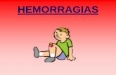 HEMORRAGIAS - Webnodefiles.fire1215.webnode.cl/200000039-bd888be81d... · HEMOSTASIA: Es la suspensión del sangrado o cese de la hemorragia. Cuando un vaso pequeño se lesiona o