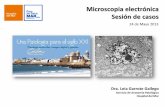 Microscopia electrónica Sesión de casosSesión de casos 24 de Mayo 2013 Dra. Leia Garrote Gallego Servicio de Anatomía Patológica Hospital del Mar Historia clínica • Hombre