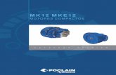 MK12 - MKE12 - Poclain · Las medidas indicadas en las ilustraciones apar ecen expresadas en mm, así como en pulga das (medida en cursiva, entre crochetes). ... 8 + 2 M16 x 2 12,9