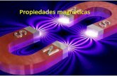 Propiedades magnéticas magneticas.pdf · Dominios Cualquier material ferromagnético o ferrimagn´teico a temperaturas inferiores a Tc está formado por pequeñas regiones tridimensionles