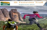 Reglamento 2019 - Tastavins Trail - Reglamento 2019.pdf · Plaza Paola Blasco nº3, Alcañiz. - ICM Fisioterapia. C/ Elviara hidalgo, bloque 3, local 6, Valderrobres. Más información: