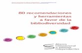80 recomendaciones y herramientas a favor de la …...80 recomendaciones y herramientas a favor de la bibliodiversidad 2 Índice Preámbulo, contactos y agradecimientos, páginas 2