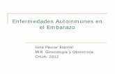 Enfermedades Autoinmunes en el Embarazo › area_medica › obstetriciagineco... · 2014-03-04 · Enfermedades Autoinmunes en el Embarazo Gina Paucar Espinal MIR Ginecología y Obstetricia.