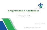 Programación Académica - Universidad Veracruzana...asignación de carga; reubicaciones temporales y definitivas, entre otros. • Para lograr con éxito la programación académica,
