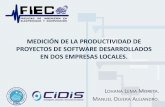 MEDICIÓN DE LA PRODUCTIVIDAD DE PROYECTOS DE … · modelo COCOMO II mediante la presentación de dos casos de estudio de empresas ecuatorianas desarrolladoras de Software. Contexto