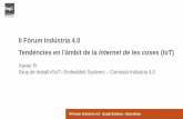 II Fòrum Indústria 4.0 Tendències en l'àmbit de la Internet de les … › promocio › e_marqueting › i40 › 1_3_Sessio... · 2017-06-08 · Overview of European Initiatives