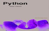 Python - Asociación GeoInnova...Python para todos 10 La primera línea nos indica la versión de Python que tenemos ins-talada. Al final podemos ver el prompt (>>>) que nos indica
