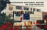 CENTRO DE PRODUCCIÓN FARMACÉUTICA DE LA FACULTAD DE FARMACIA Y BIOQUÍMICA€¦ · Facultad de Farmacia y Bioquímica de la Universidad Nacional Mayor de San Marcos (Tercer Piso)