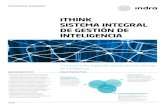 iThink SiSTEMA inTEGRAL DE GESTiÓn DE inTELiGEnCiA · de inteligencia Gestión del Conocimiento Estructuración de Información Adquisición de Datos Plataforma Tecnológica Estructuración