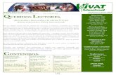 Boletin Informativo No. 53 abril-mayo-junio 2012 LECTORES, …vivatinternational.org/wp-content/uploads/2018/12/VINL53-ESP.pdf · Cambiando de Pagina en VIVAT International “Nos