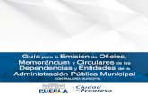 Emisión Oficios, Entidades Administración Pública Municipalgobiernoabierto.pueblacapital.gob.mx/transparencia_file/... · 2020-02-05 · Se refieren a los oficios girados a Dependencias