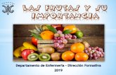 LAS FRUTAS Y SU IMPORTANCIA - Barinaga€¦ · LAS FRUTAS Y SU IMPORTANCIA ... de frutas que existen y conocemos, podemos variar la ingestión de algunas de ellas en dependencia de