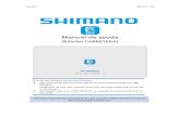 Manual de ayuda - Shimano › pdf › es › HM-R.3.2.1-00-ES.pdf · (Spanish) HM-R.3.2.1-00 . Manual de ayuda (Edición CARRETERA) Gracias por adquirir productos Shimano. Este manual