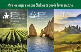 Mira los viajes a los que Shaklee te puede llevar en 2016.images.shaklee.com/shaklee/mc_es/15-110_2016Travel... · OCTUBRE 2016 LOS CABOS, MÉXICO—VIAJE DREAM ABRIL 10-15, 2016
