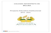 COLEGIO ADVENTISTA DE MOLINA Proyecto …...5 Colegio Adventista de Molina I INTRODUCCIÓN La Iglesia Adventista del 7 Día, realiza en Chile y en todo el mundo una amplia labor formadora