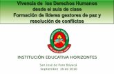INSTITUCIÓN EDUCATIVA HORIZONTES · 2019-02-08 · INSTITUCIÓN EDUCATIVA HORIZONTES. San José de Pare. Fuente DANE 2005 Proyecciones de población con corte a junio 30 de 2010.
