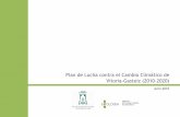 Plan de Lucha c ontra el Cambio C limático de Vitoria ... · 2012, La Estrategia de Vitoria-Gasteiz para el cambio climático, el Plan de Movilidad Sostenible y Espacio público