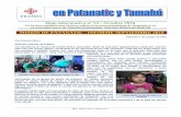 Hoja informativa nº 53 Octubre 2016Hoja Informativa de Patanatic 2 Durante el mes de septiembre se celebran en Guatemala las fiestas patrias para conmemorar su independencia (15 de