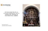 Retablo mayor de la iglesia parroquial de Valverde del Camino · del Reposo ni su autor, aunque se le atribuye a una joven Luisa Roldan (La Roldana) que comenzaba por aquella época