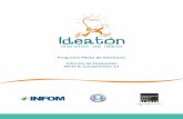 Programa Piloto de Ideatones Informe de Evaluación Meta 6 ... · Evaluación de los ideatones como ejercicios colaborativos entre la ciudadanía y los ... evaluación de la información