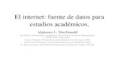 El internet: fuente de datos para estudios académicos.departamento.pucp.edu.pe/ciencias-sociales/files/... · de los datos por los responsables de la toma de decisiones nacionales