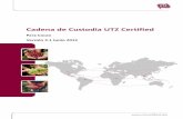 Cadena de Custodia UTZ Certified › certificaciones › UTZ-Certified... · documentos de la Cadena de Custodia para Café y Té. La “Cadena de Custodia UTZ Certified para Cacao”