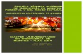 PLAN 2014 - Escuela Técnica Superior de Ingeniería …...• Monitorización y control de la contaminación en suelos, aguas y vegetación HORARIOS DEL MASTER EN INGENIERIA DE MONTES