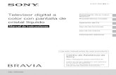 Televisor digital a color con pantalla de Procedimientos ... › release › KDL22EX350_ES.pdf · TV, fuente, sonido y configuración Además de su TV BRAVIA, un sistema de alta definición