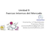 Unidad 9 - WordPress.com · Unidad 9 Fuerzas Internas del Mercado Economía, 1.º Bachillerato Francisco Flores economiaflores@gmail.com