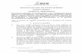 PROYECTO DE ACUERDO · Extraordinaria de Chiautla 2016. Visto el proyecto de Acuerdo presentado por el Secretario del Consejo General, y . R E S U L T A N D O . 1. Que la H. “LVIII”