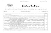 8 de mayo de 2014 BOUC núm. 129 BOUC · 2014-07-04 · 8 de mayo de 2014 BOUC núm. 129 BOUC ... supresión del Departamento de Anatomía y Embriología Humana II y la integración