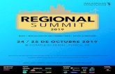24 / 25 DE OCTUBRE 2019 - Asociación de Industriales de ...industrialespr.org/wp-content/uploads/2019/07/Regional-Summit-10-17.pdfconstituye un compromiso de asistencia, por lo cual