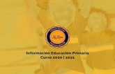 Información Educación Primaria Curso 2020 | 2021 · Ciudadanía. (5º primaria), Cultura práctica y digital (6º) y Francés (3º a 6º). CON CARÁCTER COMPLEMENTARIO Y DENTRO