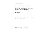 Pressupostos de la Generalitat de Catalunya 2019aplicacions.economia.gencat.cat/wpres/AppPHP/2019/pdf/VOL_P_EI… · Agència Catalana del Patrimoni Cultural CU EDP 7575 x Agència