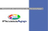 Manual de usuario de PicasaApp - Carlos Beleña · Picasa Web Albums compite contra otros servicios similares como Flickr, pero en sus versiones gratuitas la opción de Google es