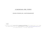 CADENA DE FRÍO - CHLAEPchlaep.org.uy/wp-content/uploads/2019/05/CADENA-DE-FRIO...3 - DINAMICA DE LA CADENA DE FRIO El Transporte, Distribución y Conservación de las vacunas se efectiviza