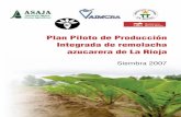 Plan Piloto de Producción Integrada de remolacha azucarera ... PI La Rioja-web-72dpi.pdfAIMCRA Ctra.Villabáñez,km.2,73 ApartadodeCorreos855 Teléfs.983204777-983204788 Fax983204622