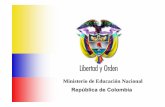 Ministerio de Educación Nacional República de Colombia · Evaluación de CERES y apoyo al diseño de proyectos de mejoramiento de la calidad y al desarrollo de programas 2. Apoyo