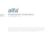 Presentación Corporativa - Alpek€¦ · PRESENTACIÓN CORPORATIVA Tenencia Accionaria 100% 82% 75% 53% 100% 4 Empresa pública desde 2012. Empresa pública desde 2015. Ford Motor