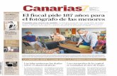DEPORTES p. 36 a 38 Canarias alerta de un paro del 50% si ... · El taxi seguirá en la capital al 50% hasta septiembre LAS PALMAS p. 6 Conato de crisis en el pacto de gobierno TELDE