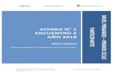 ATENEO n° 1 ENCUENTRO 2 Año 2018nuestraescuela.educacion.gov.ar/wp-content/uploads/2018/05/Nivel-… · Versión Preliminar Mayo 2018 trabajar sobre algunas correspondencias con