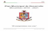 Plan Municipal de Desarrollo Minatitlán 2018 - 2021minatitlan-colima.gob.mx/transparencia/pmd/Plan...Plan Municipal de Desarrollo 3 Minatitlán 2018 - 2021 Honorable Cabildo Municipal