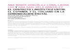AnA MAríA González lunA, lAurA lisi y AnA sAGi …Italia, el repertorio lingüístico de los inmigrados italianos en el Río de la Plata y la adquisición del italiano por inmigrados
