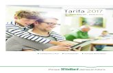 Tarifa 2017 - ClimAhorro · 2017-10-11 · Tarifa 2017 Edición Marzo 2017 · Precios sin I.V.A. ... Vaillant ofrece a los usuarios la posibilidad de conectarse e interactuar con
