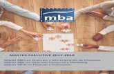 MASTER EXECUTIVE 2017-2018 › wp-content › uploads › 2017 › 10 › ...MASTER EXECUTIVE 2017-2018 Máster MBA en Dirección y Administración de Empresas Máster MBC en Dirección