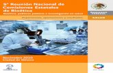 Quinta Reunión Nacional de Comisiones Estatales de Bioéticaconbioetica-mexico.salud.gob.mx/descargas/pdf/... · La 5ª Reunión Nacional de Comisiones Estatales de Bioética (CEB)