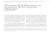 El paper de la literatura en la creació de les nacions d ... › ~itamarez › works › papers... · "El paper de la literatura en la creació de les nacions d’Europa." El Funàmbul: